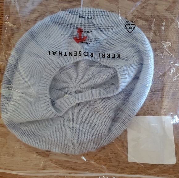 Kerri Rosenthal Anchor Cashmere Beret - light blue main image 7